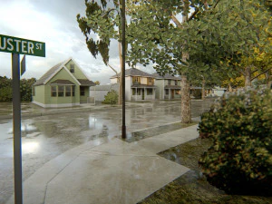 American district 3D Model