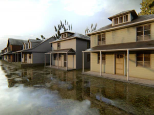 American district 3D Model