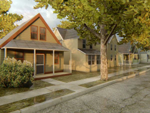 American district 3D Model