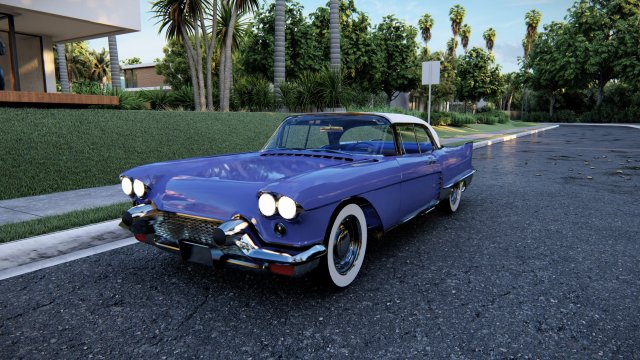 Cadillac Eldorado 1957 3D 모델 .c4d .max .obj .3ds .fbx .stl .blend