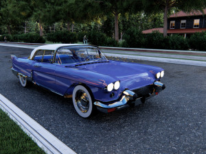 Cadillac Eldorado 1957 3D 모델