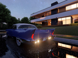 Cadillac Eldorado 1957 3D 모델