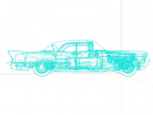 Cadillac Eldorado 1957 3D 모델