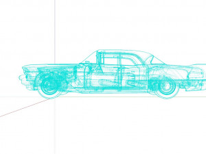 Cadillac Eldorado 1957 3D 모델