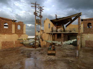 Ruined Scene 3D Model