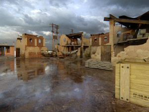 Ruined Scene Model 3D