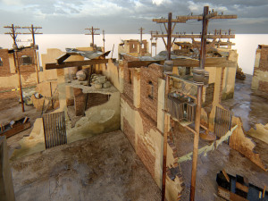 Ruined Scene Model 3D