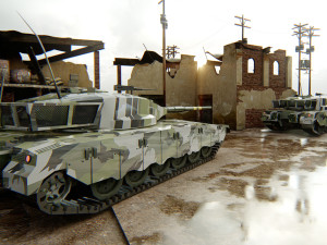Ruined Scene Model 3D