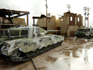Ruined Scene 3D Model