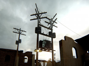 Ruined Scene Model 3D