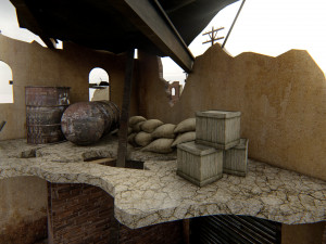 Ruined Scene Model 3D