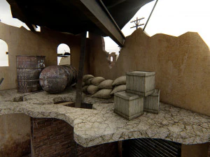 Ruined Scene 3D Model
