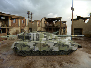 Ruined Scene Model 3D