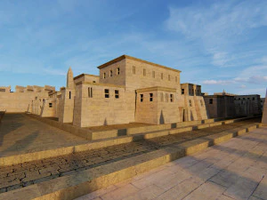 Ancient Egyptian City 3D Model