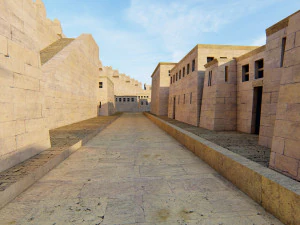 Ancient Egyptian City 3D Model