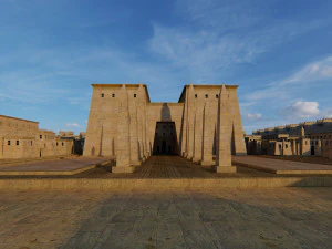 Ciudad del Antiguo Egipto Modelo 3D