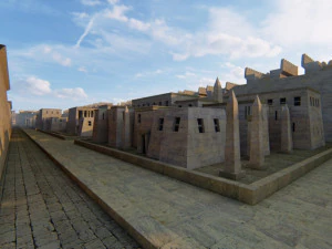 Ancient Egyptian City 3D Model