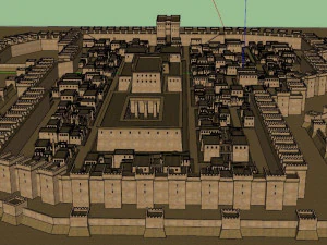 Ancient Egyptian City 3D Model