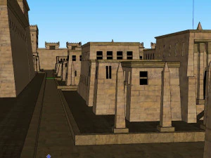 Ancient Egyptian City 3D Model