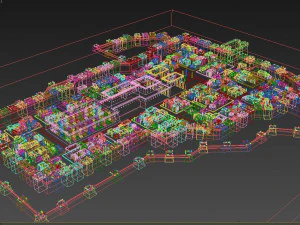 Ancient Egyptian City 3D Model