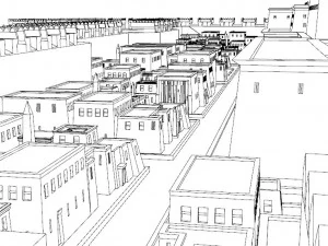 Ancient Egyptian City 3D Model
