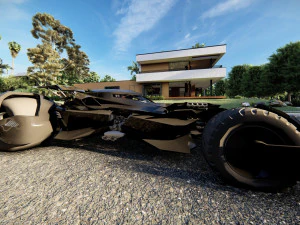 バットモービル 3Dモデル