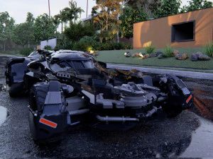 バットモービル 3Dモデル