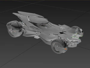 バットモービル 3Dモデル