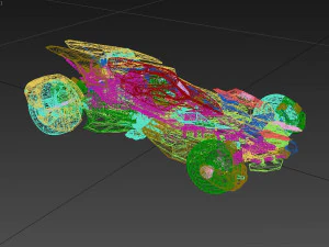 バットモービル 3Dモデル