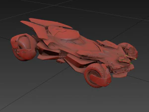バットモービル 3Dモデル