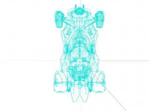 バットモービル 3Dモデル