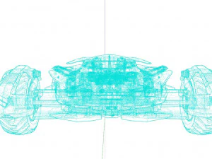 バットモービル 3Dモデル
