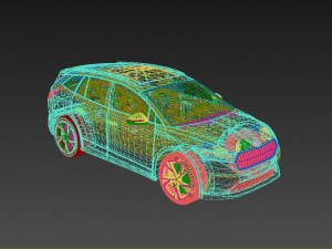Skoda Enyaq 3D मॉडल