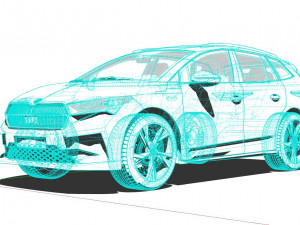 Skoda Enyaq 3D मॉडल