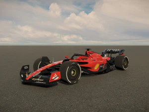 F1 Ferrari SF23 2023 3D Model