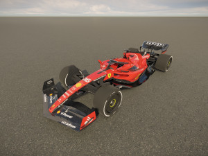 F1 Ferrari SF23 2023 Model 3D