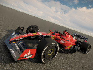F1 Ferrari SF23 2023 Model 3D