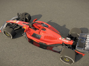 F1 Ferrari SF23 2023 Model 3D