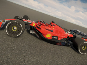 F1 Ferrari SF23 2023 Model 3D