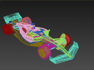 F1 Ferrari SF23 2023 Model 3D