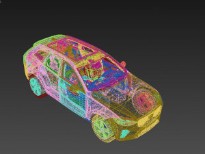 Volvo XC60 2023 3D Model
