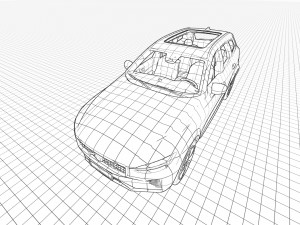 Volvo XC60 2023 3D Model