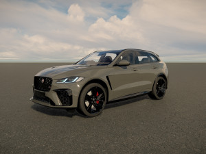 Jaguar F-Pace SVR 2023 3D Model
