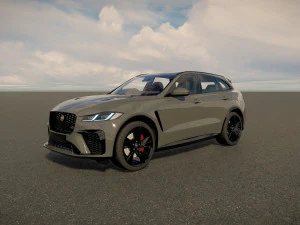 Jaguar F-Pace SVR 2023 3D Model