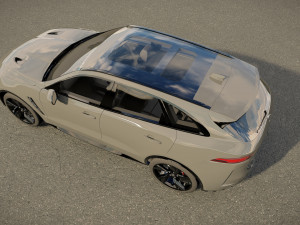Jaguar F-Pace SVR 2023 3D Model