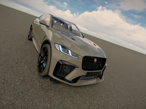 Jaguar F-Pace SVR 2023 3D Model