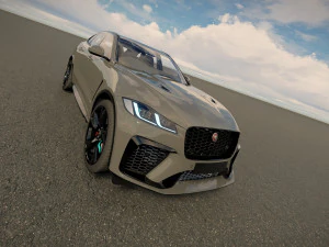 Jaguar F-Pace SVR 2023 3D Model