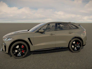 Jaguar F-Pace SVR 2023 3D Model