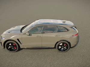Jaguar F-Pace SVR 2023 3D Model