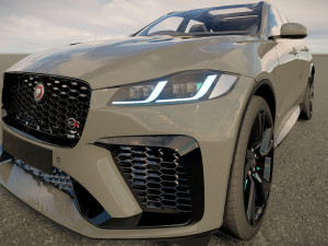 Jaguar F-Pace SVR 2023 3D Model